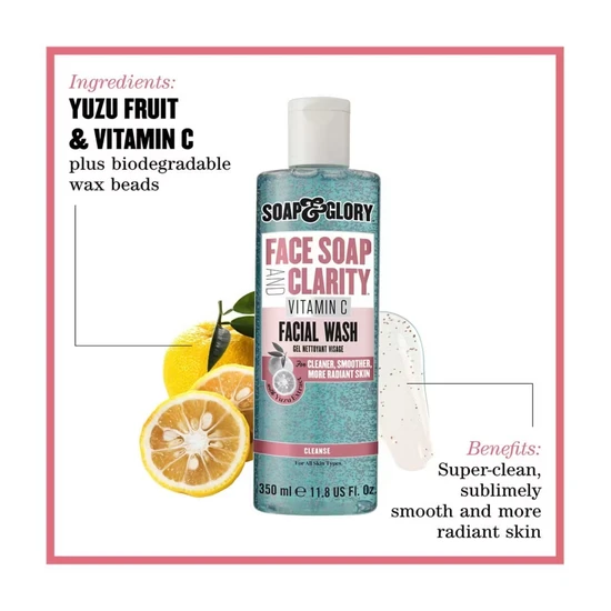 Soap & Glory Face Soap & Clarity Vitamin C Facial Wash 350ml