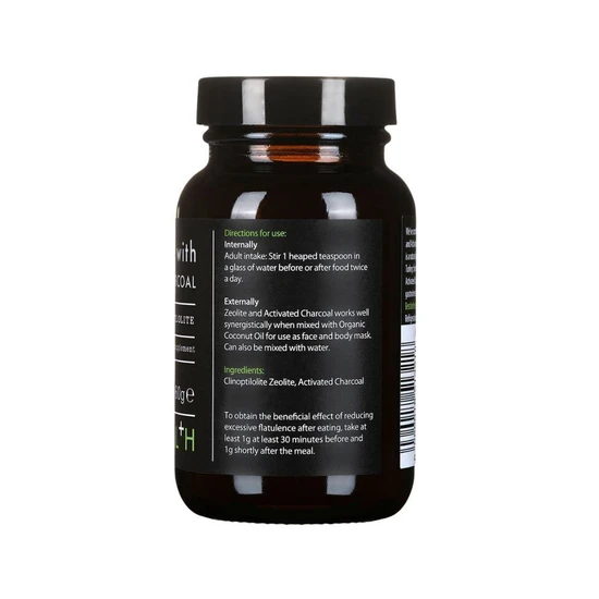 KIKI Health Zeolite Powder With Activated Charcoal 60g