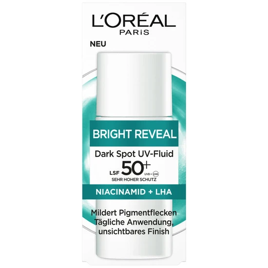 L'Oreal Paris Bright Reveal 50 Plus Dark Spot UV Fluid 50ml