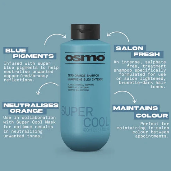Osmo Super Cool Zero Orange Shampoo 400ml