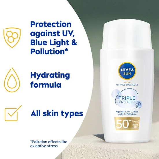 Nivea UV Face Specialist Triple Protect SPF 50+ Fluid 40ml