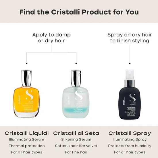 Alfaparf Semi Di Lino Sublime Cristalli Di Seta Hair Serum