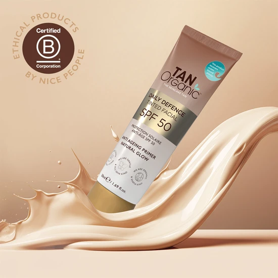 TanOrganic SPF 50 Daily Defence Facial Sunscreen 50ml