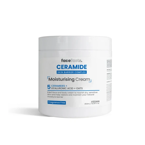 Face Facts Ceramide Skin Barrier Complex Moisturising Cream 454ml