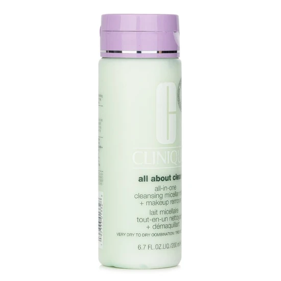 Clinique All About Clean All-In-One Cleansing Micellar Milk + Makeup Remover Very Dry To Dry Combination 200ml