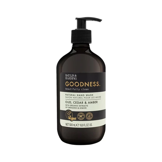 Baylis & Harding Goodness Oud, Cedar & Amber Hand Wash 500ml