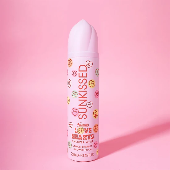 Sunkissed X Love Hearts Shower Whip Foam 250ml
