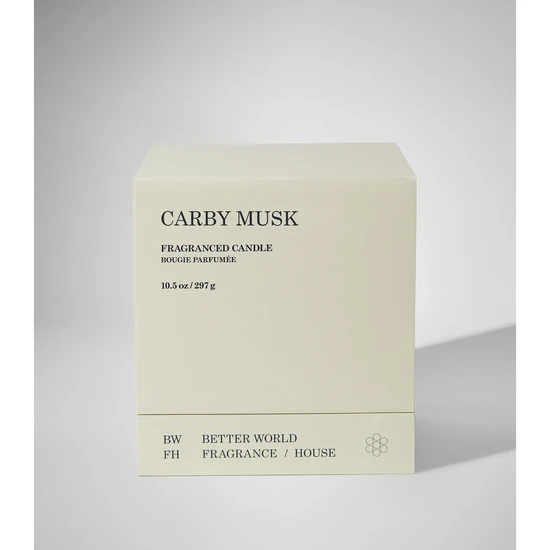 Better World Fragrance House Carby Musk Candle 297g