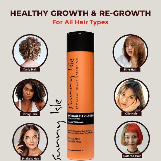 Sunny Isle Extra Dark Extreme Hydration & Detangling Conditioner 12oz