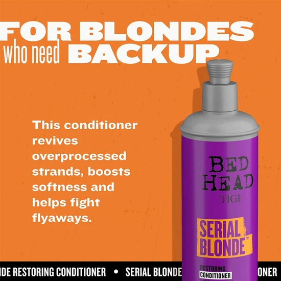TIGI Bed Head Serial Blonde Restoring Conditioner For Blonde Hair 400ml