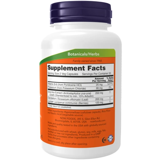 NOW Foods Water Out Capsules 100 Capsules
