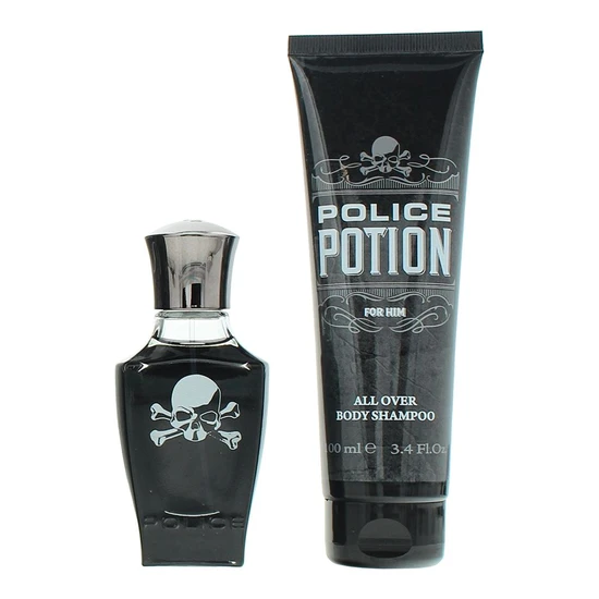 Police Potion For Him Gift Set 30ml Eau De Parfum + 100ml Shower Gel