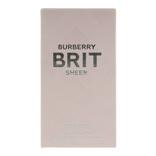 BURBERRY Brit Sheer For Her Eau De Toilette 50ml