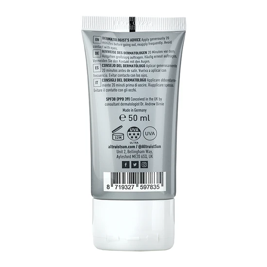 Altruist Face Fluid Sunscreen SPF 30 50ml