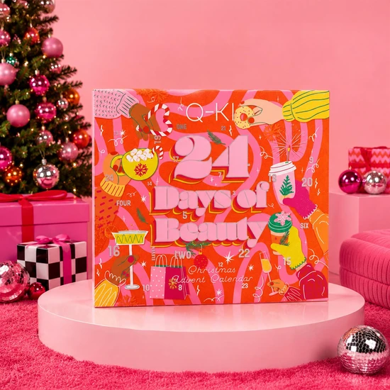 Q-KI 24 Days Of Beauty Advent Calendar 8*4.2g