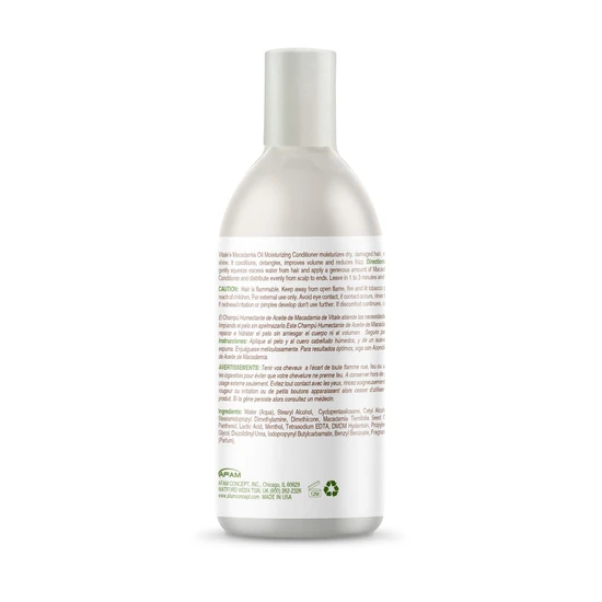 Vitale Moisturising Conditioner With Macadamia Oil 355ml