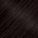 LullaBellz Thick 24" 1 Piece Straight Clip In Hair Extensions Dark Brown