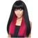 Mane Concept Hair Stylemix Silk Lace Front Blend Wig BS117 smp1B/MAGENTA