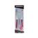 Tweezerman Smooth Finish Facial Hair Remover Pink With Stainless Slant Tweezerette 2pcs