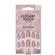 Elegant Touch Blush Suede Nail With Glue 24 Nails