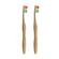 Dr Botanicals Bamboo Toothbrush Rainbow Twin Value Savings Pack