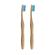Dr Botanicals Bamboo Toothbrush Blue Twin Value Savings Pack