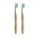 Dr Botanicals Bamboo Toothbrush Twin Value Savings Pack Green
