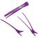 Head Jog Klip-itz Sectioning Clips Purple