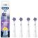 Oral B iO Replacement Heads Radiant White Black 4 Pack
