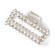 Molly And Rose Small Rectangular Crystal Metal Clamp 9325