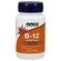 NOW Foods Vitamin B-12 With Folic Acid 5000mcg Lozenges 60 Lozenges
