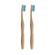 Dr Botanicals Bamboo Toothbrush Blue Twin Value Savings Pack