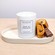 Simon James Home Pain Au Chocolat Handmade Soy Wax Candle Large Glass Candle 220g