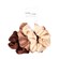 Molly And Rose Small Three Tonal Brown Scrunchies