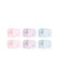 Brushworks Pastel Microfibre Wrist Wash Bands 3 Pairs