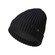 Silver Cloud Silver Infused Satin Lined Beanie Black