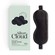 Silver Cloud Black Satin Sleep Mask