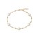 Kyoto Pearl Serena Pearl Bracelet 18ct Gold Plated White
