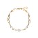 Kyoto Pearl Livia Pearl Bracelet 18ct Gold Plated White