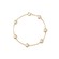Kyoto Pearl Harper Pearl Bracelet 18ct Gold Plated White