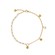 Kyoto Pearl Dealla Pearl Bracelet 18ct Gold Plated White