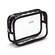 Victoria Green Small Clear Beauty Kit Case Black Edge