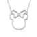 Disney Minnie Mouse Outline Necklace