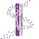 Glisten Cosmetics Purple Spectra Pen Heart Stamp Liner