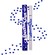 Glisten Cosmetics Dark Blue Spectra Pen Heart Stamp Liner