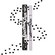 Glisten Cosmetics Black Spectra Pen Heart Stamp Liner