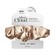 Silver Cloud Soft Satin Oversized Hair Scrunchie Caramel
